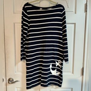 J. Crew Striped Knit Dress